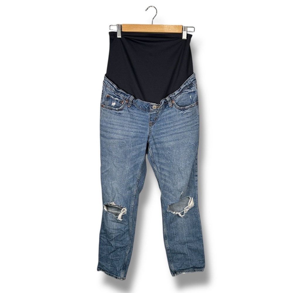 Abercrombie & Fitch Blue Ankle Jeans